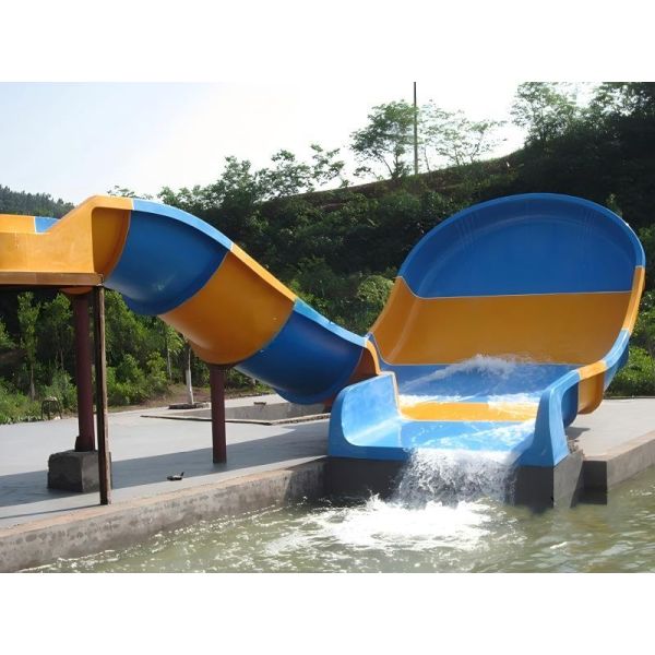 Mini Sky Spin Swimming Pool Water Slide Collision Resistant 1.95m