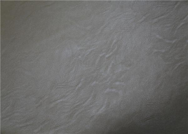 Brown Embossed Garment Leather Fabric 0.55 Mm Thickness Abrasion Resistant