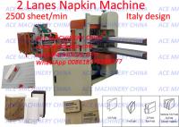 Machine se pliante gravante en refief pneumatique de papier de soie de soie de la serviette 240x240mm1/4