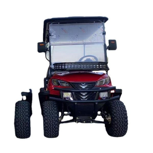 72v Golf Cart with Cargo Bed AC Motor 3.5KW Equipped Standing Postion of Tail Caddie