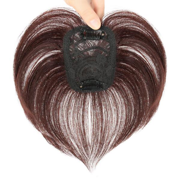Directly Supply Women's Toupee with Natural Black/Dark Brown Brazilian Hair at