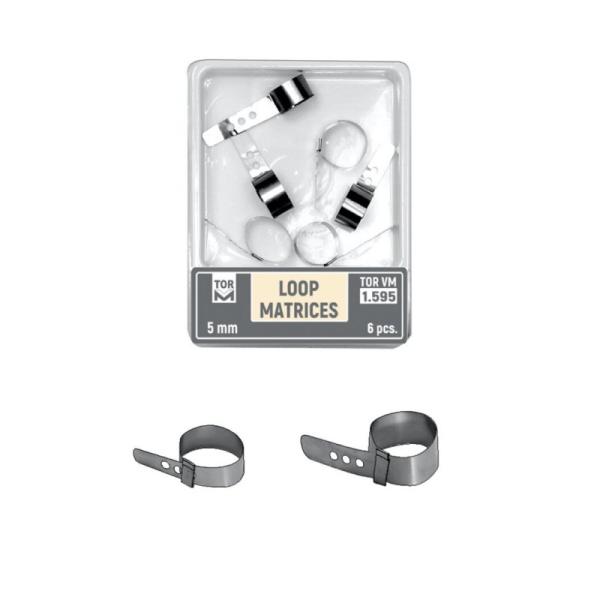 Dental Matrix Band Dental Loop Matrices kit 1.597 TOR-VM CE Certificate Hot 2022 Sale 6PCS/PK