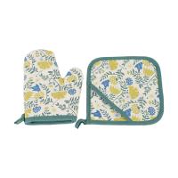 10inch micro-onde Oven Mitts And Pot Holder réglé pour la cuisine