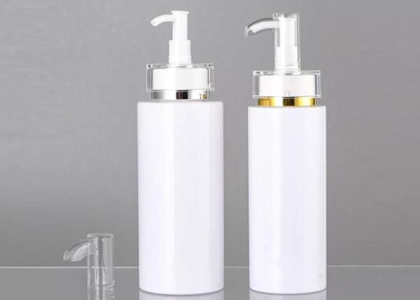 SGS 300ml Empty Plastic Cosmetic Bottle For Hair Conditioner No Leakage
