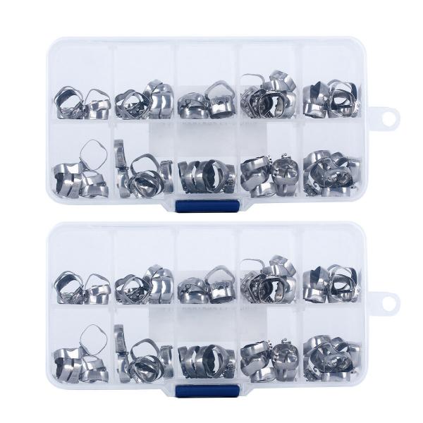 Stainless Steel Orthodontic Tube , Roth 0.022 Molar Tube Braces Easy Use