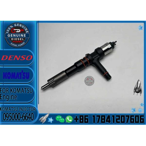 Оригинальный новый дизельный впрыскчик топлива 095000-6640 6251-11-3200 6251-11-3201 для двигателя KOMATSU SAA6D125E-5C/5D