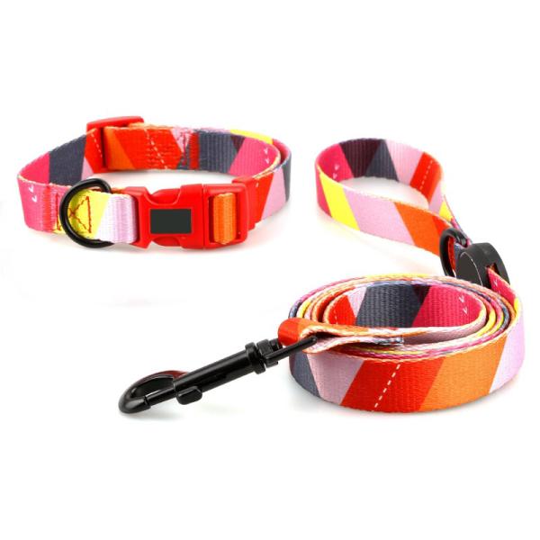 Wear Resistant Pet Collars Leashes S M L Adjustable 30cm Dog Collar