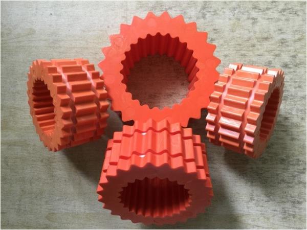Flexible 8J High Strength Polyurethane Coupling for Oil Resistant Pipe Connections