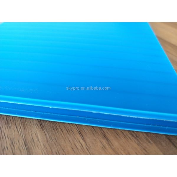 UV Stabilized Fire Retardant Anti Static Plastic Hollow Sheet and PP Corrugated Twin Plastic Sheet