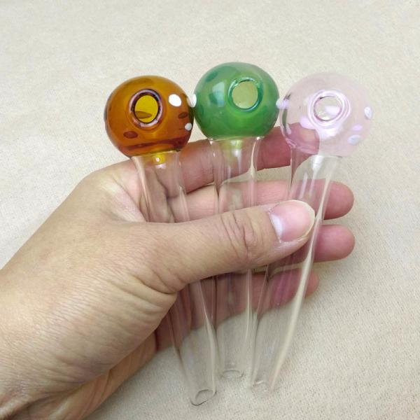 Heady Glass Smoking Pipe Multi Colors Dab Nail Hand Blown Production Technology