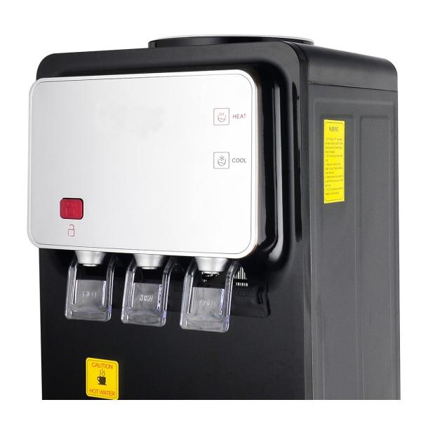 Semiconductor Cooling Floor Standing Hot Cold Water Dispenser With 2 / 3 Taps