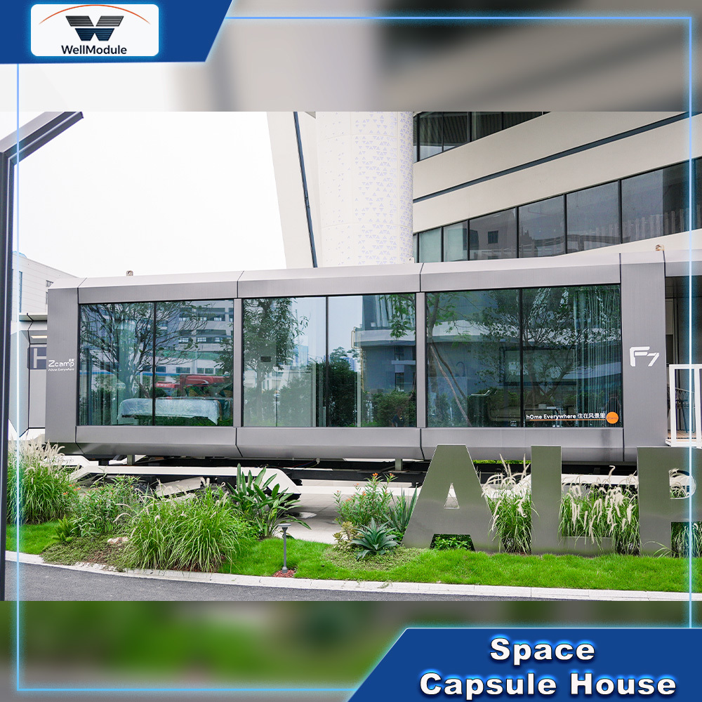 Comfortable Space Capsule House: Luxury Accommodation for Tourists