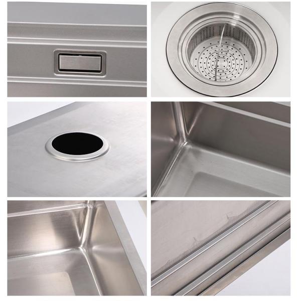 Nano Silver Versatile Kitchen Sink With Inner Basin Size 700mm*445mm*215mm