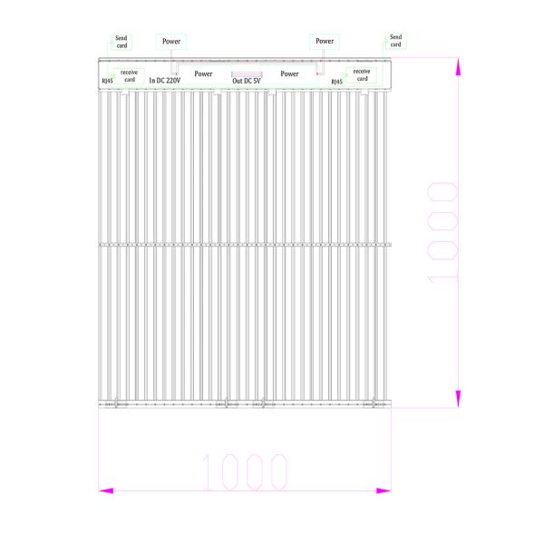 P25 Outdoor LED Curtain , LED Mesh Screen 7000cd/Sqm 10000H MTBF
