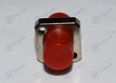 Telecom FC Fiber Optic Adapter Durability > 1000 Times With Square Type Ceramic Sleeve