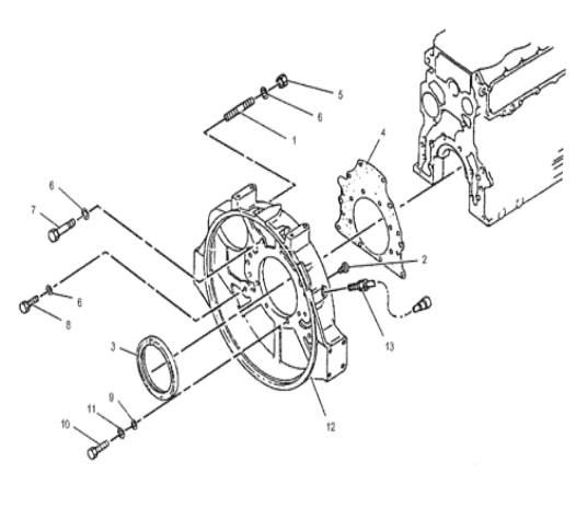 125-2966 capteur de vitesse de 1252966 révolutions pour les pièces électriques du moteur 320B 3066