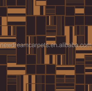 Canton PP / Nylon waterproof fireproof carpet tiles from with Animal Print Pattern