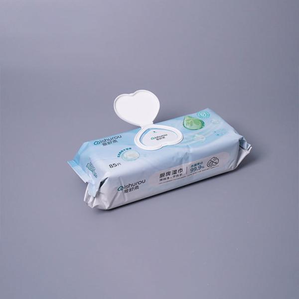 Custom Logo Square Cleaning Wet Wipes Remove Stains On Cookware 85pieces