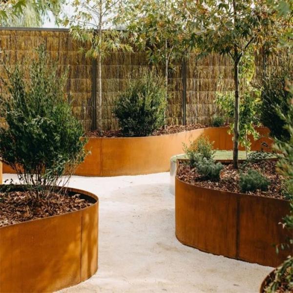 Personalize o laser cortam a afiação de aço flexível do jardim de Corten para ajardinar