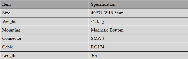 Customized GNSS Mushroom Head Antenna High Sensitivity Multi Frequency HD-111AJ