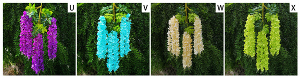 75cm 110cm Silk Green Plants Artificial Witseria Flower Hanging Ceiling