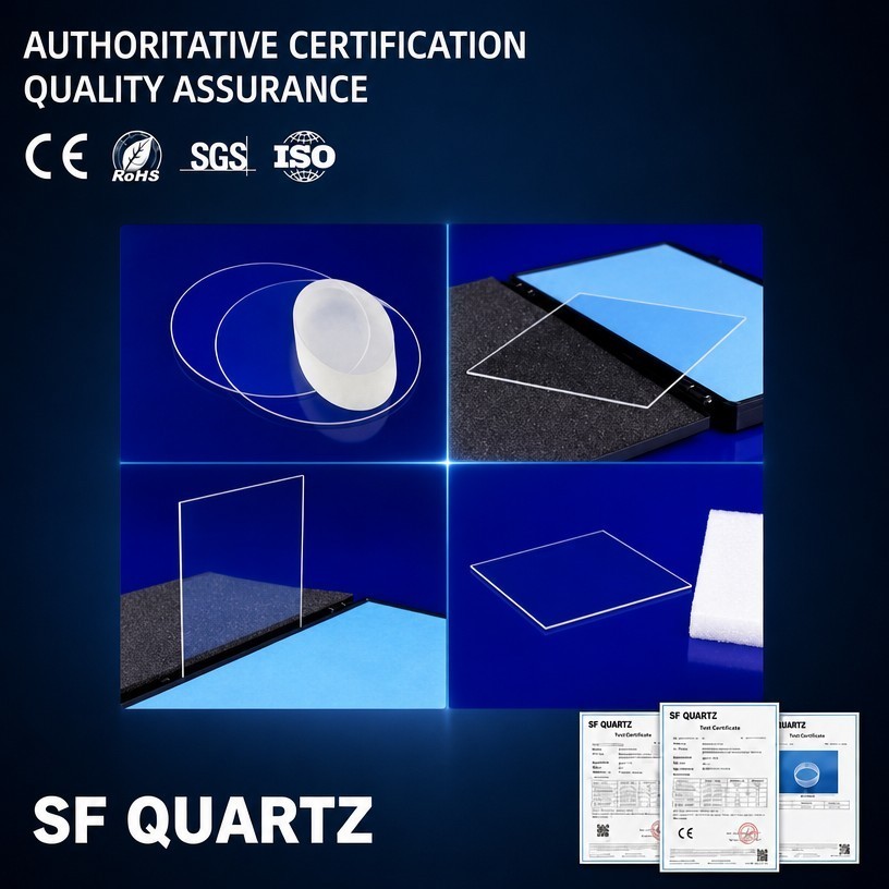 99.99% High Purity High Temperature Resistant Corrosion Resistant Quartz Glass Plate For Optical window