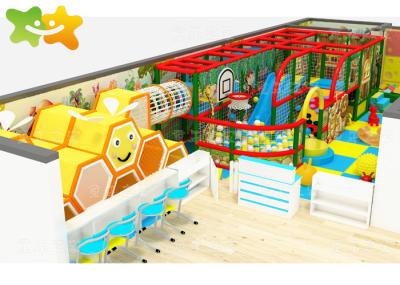 Fun Toddler Kids Indoor Playground Equipment  Honeycomb Labyrinth Rock Climbing For Kindergarten