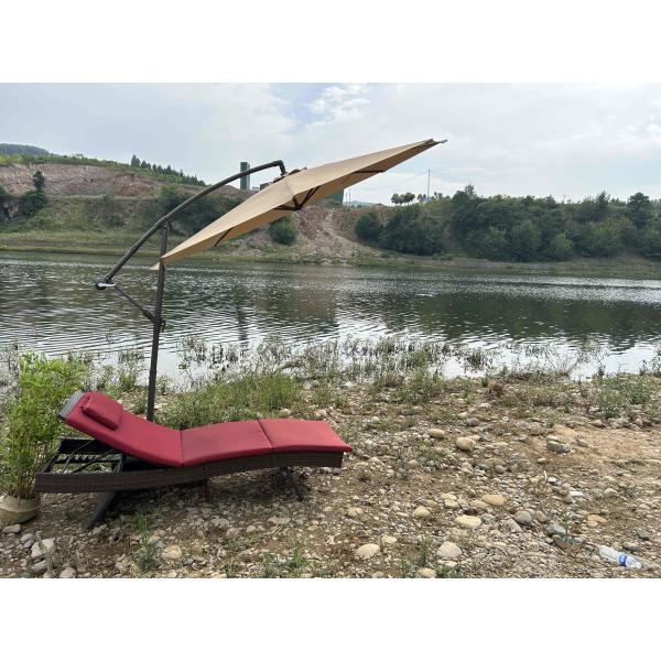 Shade Cantilever Outdoor Garden Parasol Patio Umbrellas Lounge Chair 11 Foot 12 Foot 13 Foot
