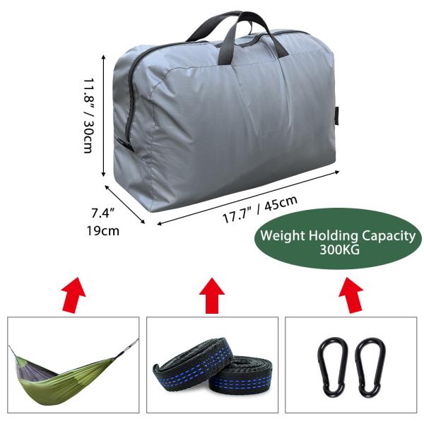 280x140cm Underquilt Portable Camping Hammock For Winter