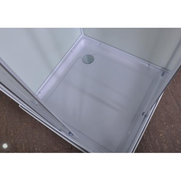 Водоустойчивой покрашенные белизной кабины ливня профилей стеклянные, стеклянные наборы стойла ливня