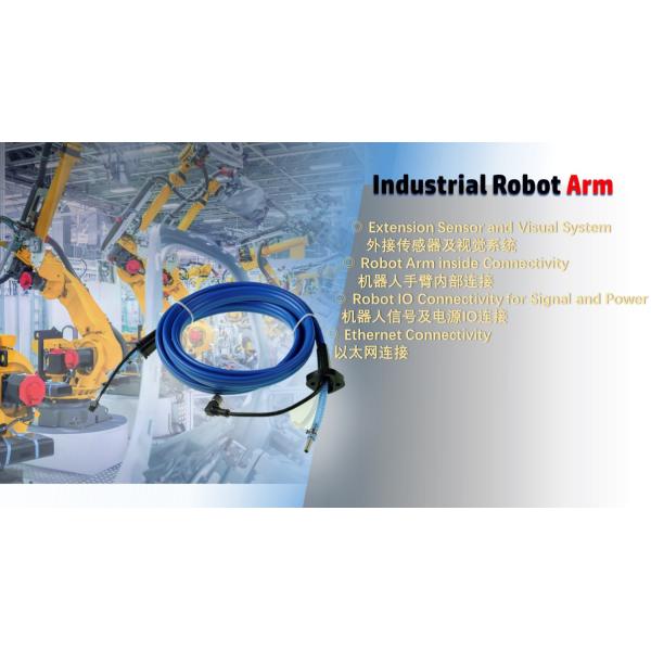 Sensor da extensão do conjunto de mangueira M12 e sistema visual para o conector do IO do braço do robô