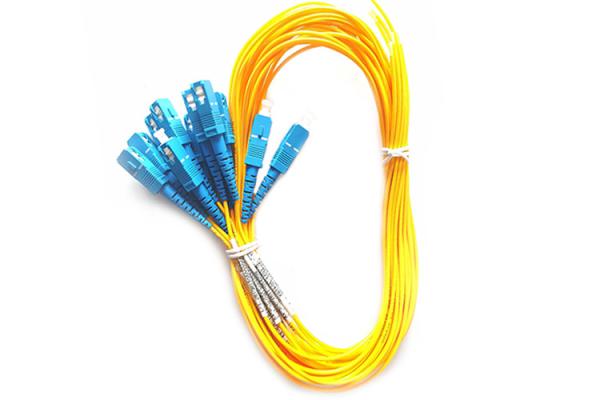 Simplex 2.0mm 1.2m SC UPC Fiber Optic Pigtail Low Insertion Loss