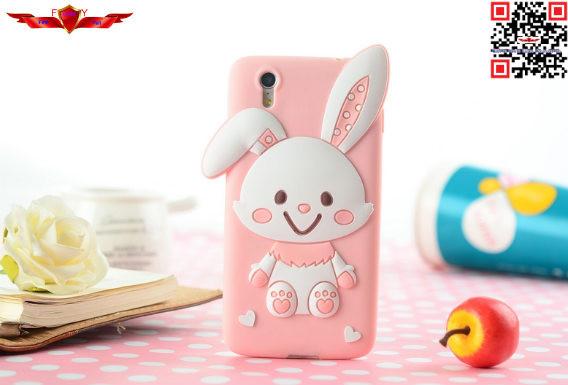 Hot Selling 100% Brand New Rabbit Cartoon Silicone Cover Case For Lenovo S960 Multi Color