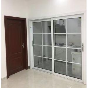 Customizable Door Sliding Aluminum Door with Modern Glass Design and Custom Color Options