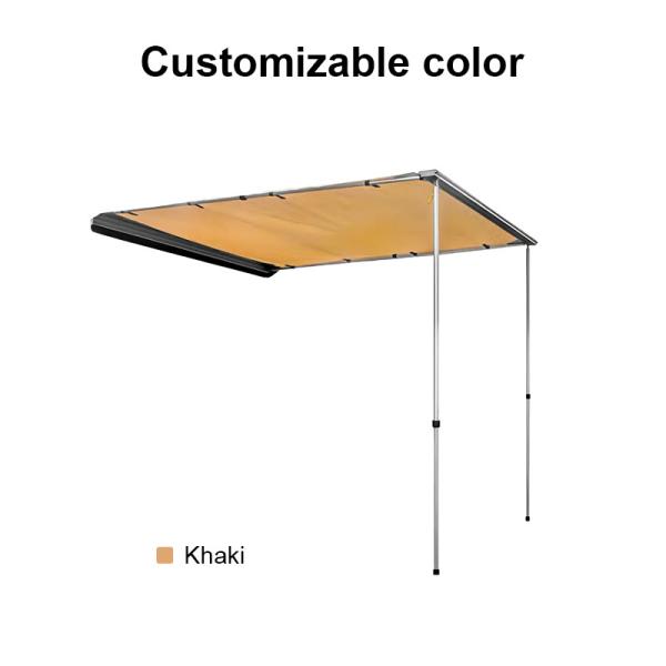 Retractable Car Awning Tent 250x200cm Aluminum Alloy Frame