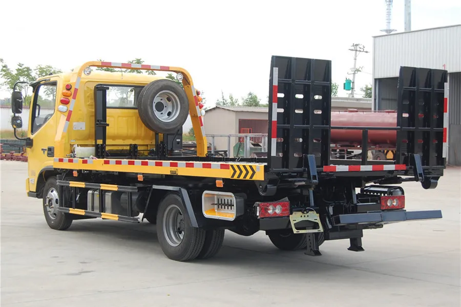 4ton Wheel Lift Foton Rollback Tow Truck Diesel Fuel Car Carrier Truck