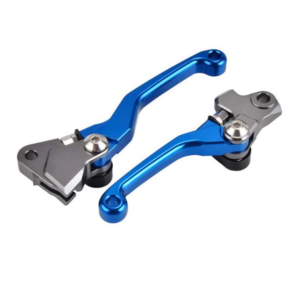 Blue/Custom Color CNC Dirt Bike Brake Clutch Levers for Yamaha YZ125 YZ250 YZ450F OEM