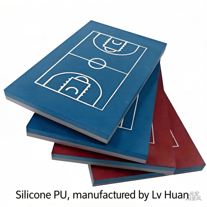 Versatile PU Sports Flooring UV Resistant Sports Court Flooring For Community Parks, Housing Estates