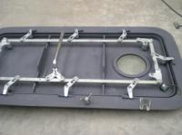 Quick Action Round Angle 8mm Thickness Door Plate Marine Weathertight Doors