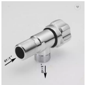 ODM OEM латунные 1/2 угловые клапаны для туалета кухня водопровод крана полированный