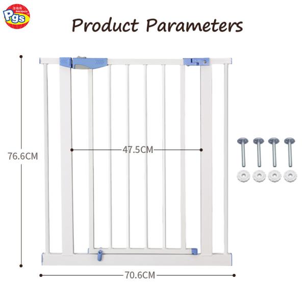 Logo Custom Child Baby Safety Gate Protective Wide Keep Secure Stairways Doorway Pet Baby Safety Gate