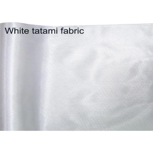 Белая ткань Tatami напечатала ярлыки с черным логотипом силикона для одежд