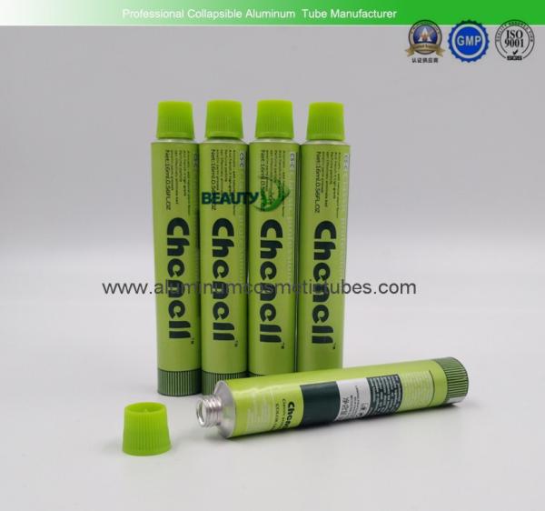 Hair Dye Cream Aluminum Squeeze Tube Packaging , 0.6oz Collapsible Tubular Containers
