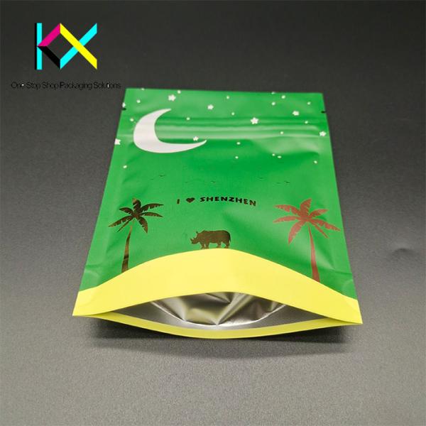 Multiple Design Custom Food Packaging Bags 120um Heat Sealed Foil Lined Sachet
