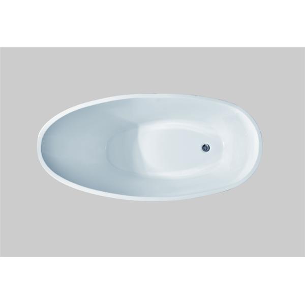 Floor Mounted Oval Soaking Whirlpool Acrylic Free Standing Bathtubs For Hotels