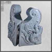 Ornements noirs rouges de toit de technologie de Finials décoratifs chinois de toit pour la Chambre