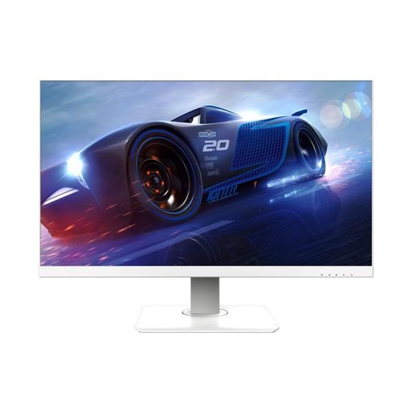 25 Inch PC Gaming Monitor White Color LED 1K Resolution High Refresh Rate Fixed Bracket RGB Lighting 240Hz