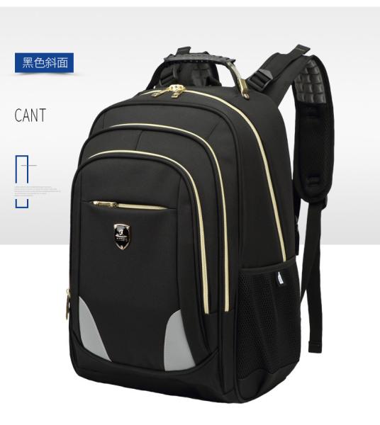 Man Laptop Big Travel Backpack , Water Resistant Multi Pocket Backpack