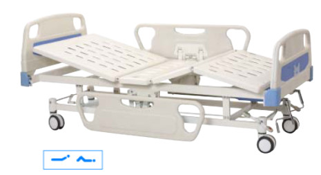 Low Medical Hospital bed CE FDA ISO With PE / ABS Footboard
