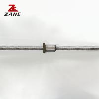 Rosca trapezoidal del tornillo de avance del CNC del estruendo Tornillo de avance de 12 mm con bola de bronce